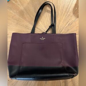 Kate Spade Deep Purple Tote